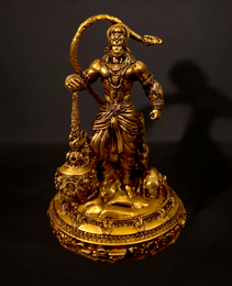 Hanuman Ji Lanka Dahan Car Dashboard Murti - Divine Protection & Energy