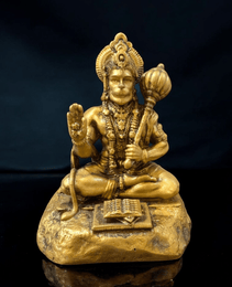 Hanuman ji Reading Ramayan - Car dashboard - Fabzie - Home Decor Elegance