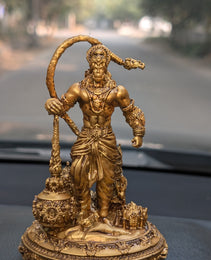 Hanuman Ji Lanka Dahan Car Dashboard Murti - Divine Protection & Energy