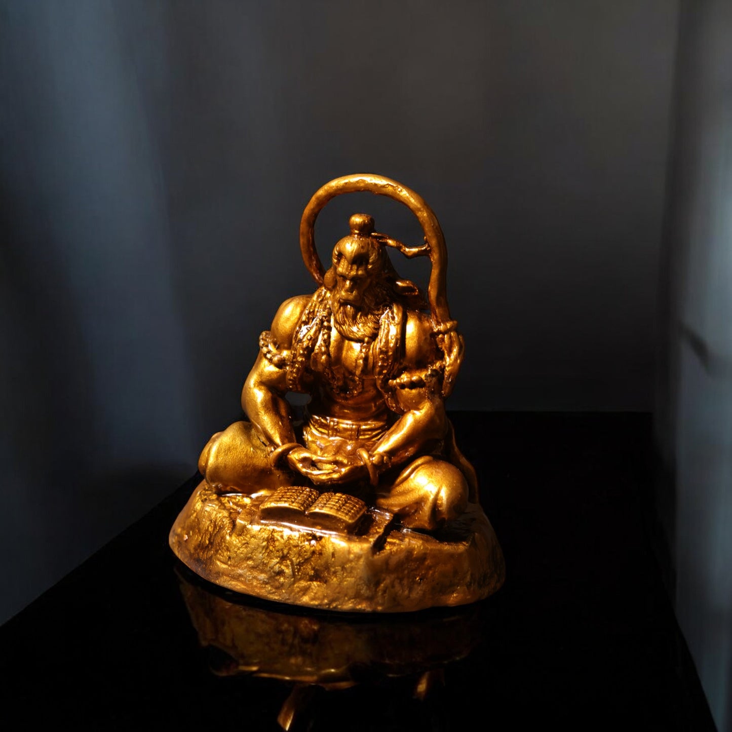 Meditating Hanuman ji Murti for car dashboard - Spiritual Hindu Décor - Fabzie - Home Decor Elegance