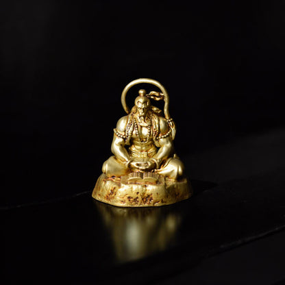 Meditating Hanuman ji Murti for car dashboard - Spiritual Hindu Décor - Fabzie - Home Decor Elegance