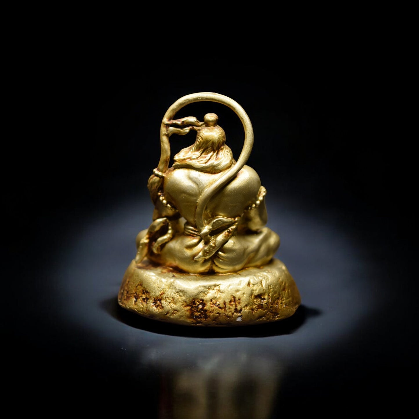 Meditating Hanuman ji Murti for car dashboard - Spiritual Hindu Décor - Fabzie - Home Decor Elegance