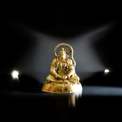 Meditating Hanuman ji Murti for car dashboard - Spiritual Hindu Décor - Fabzie - Home Decor Elegance