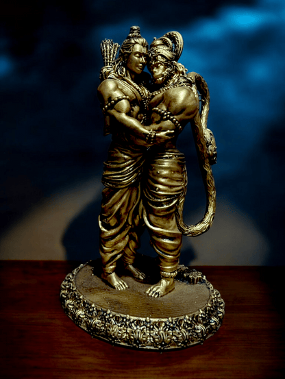Shri Ram and Hanuman Ji Milan – Divine Union of Devotion (Exclusive and Premium Car dashboard) - Fabzie - Home Decor Elegance
