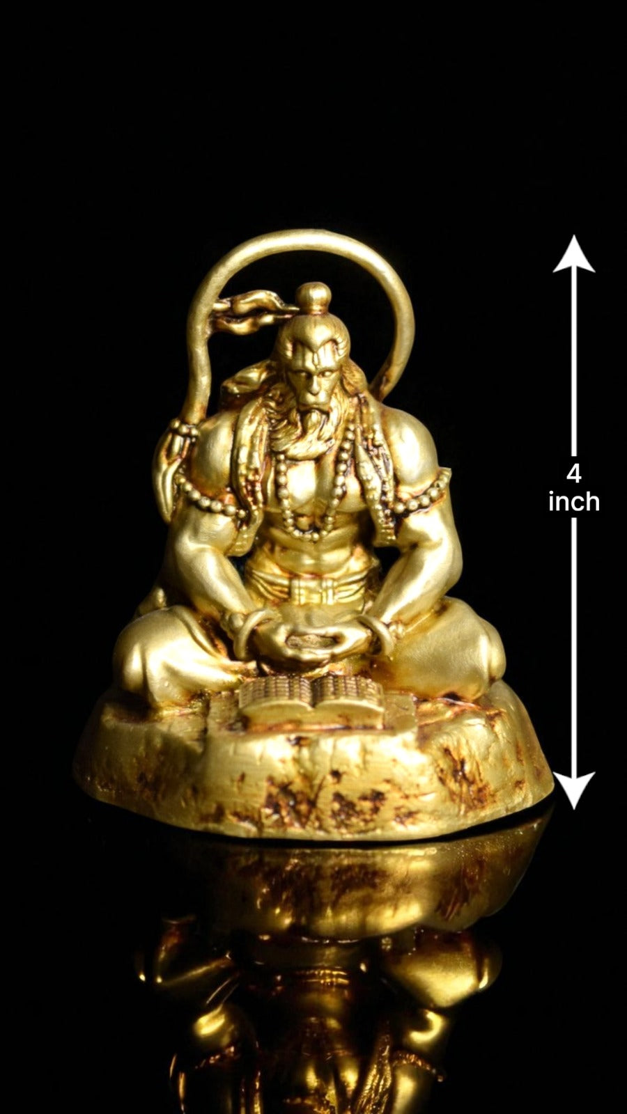 Hanuman Ji in Deep Meditation – Divine Spiritual Decor for Peaceful Workspaces - Fabzie - Home Decor Elegance