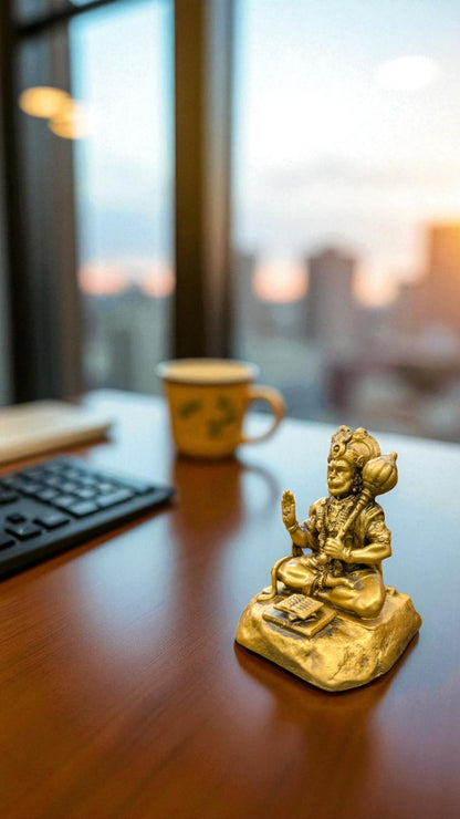 Hanuman Ji Reading Ramayan – Symbol of Devotion & Wisdom - Fabzie - Home Decor Elegance