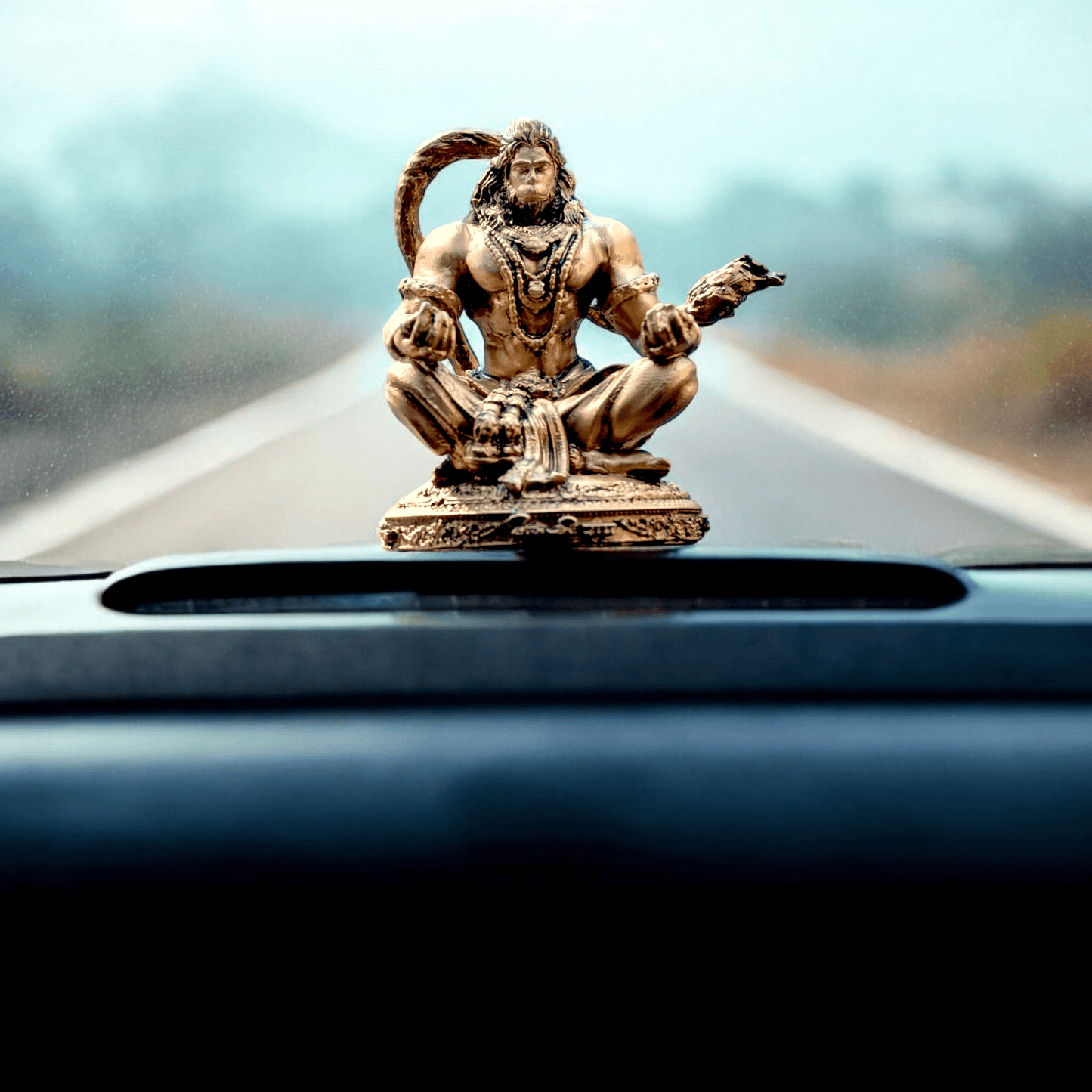 Hanuman Ji Meditation - Upanishad Mandukya (Car Dashboard) - Fabzie - Home Decor Elegance