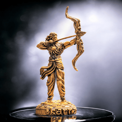 Karna the Undaunted – Warrior of Loyalty and Glory - car dashboard - Fabzie - Home Decor Elegance