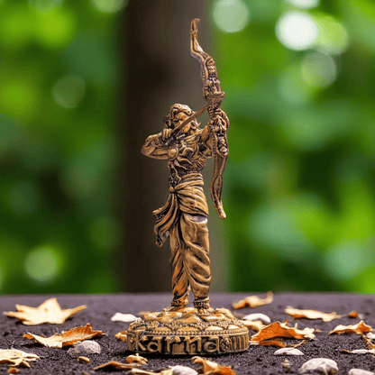 Karna the Undaunted – Warrior of Loyalty and Glory - car dashboard - Fabzie - Home Decor Elegance