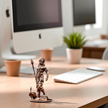 Lord Kartikeya Figurine – Courage & Wisdom Embodied for Spiritual Interiors - Fabzie - Home Decor Elegance