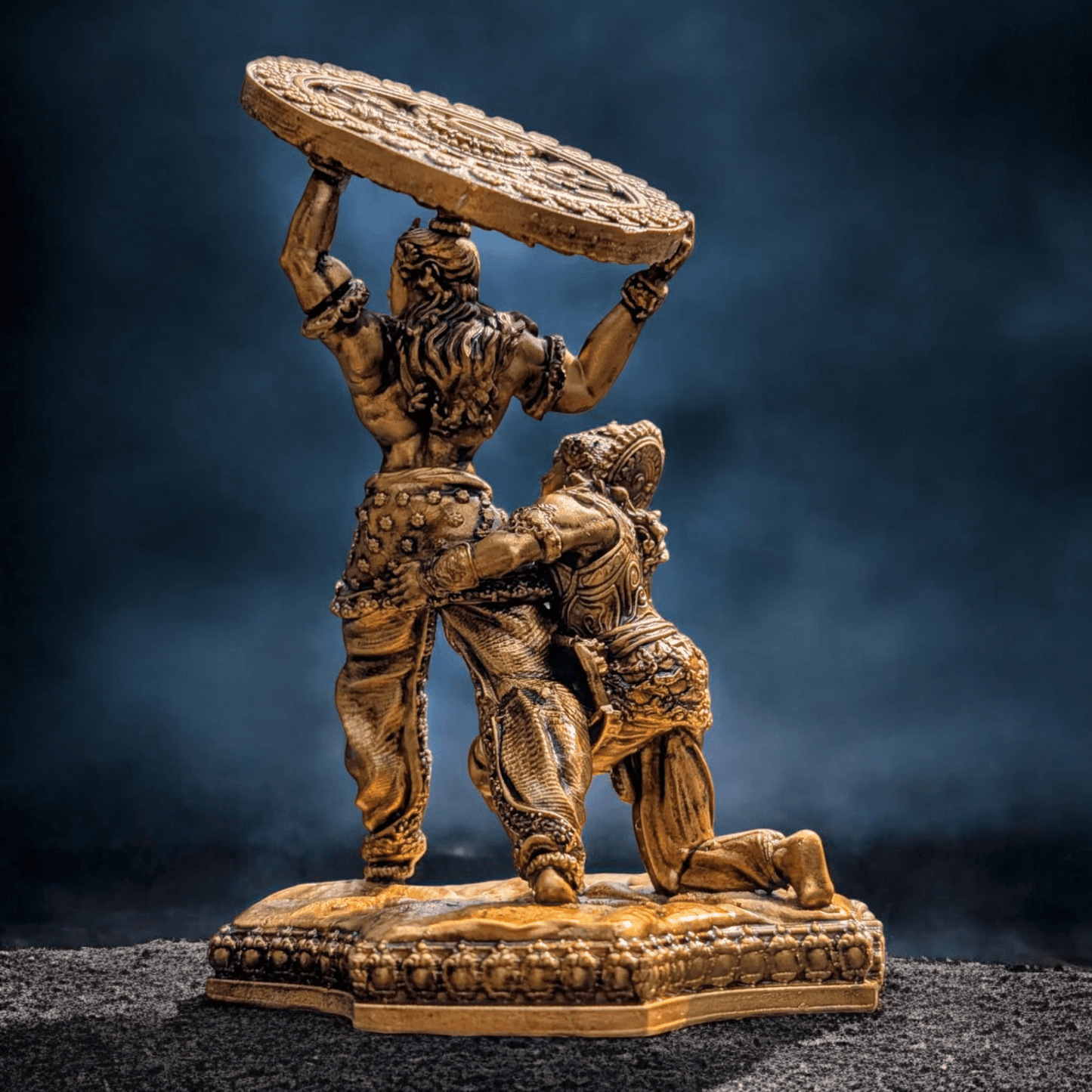 Krishna’s Divine Fury – When God Broke His Oath for His Devotee’s Vow - Car dashboard - Fabzie - Home Decor Elegance