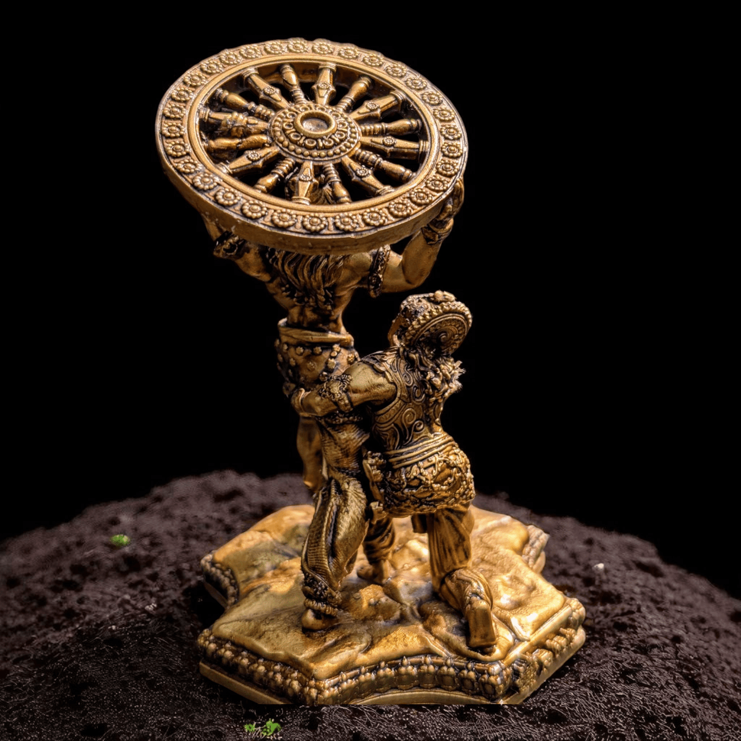 Krishna’s Divine Fury – When God Broke His Oath for His Devotee’s Vow - Car dashboard - Fabzie - Home Decor Elegance