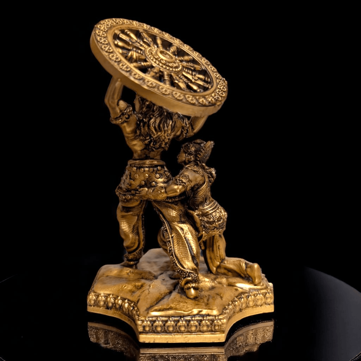 Krishna’s Divine Fury – When God Broke His Oath for His Devotee’s Vow - Car dashboard - Fabzie - Home Decor Elegance
