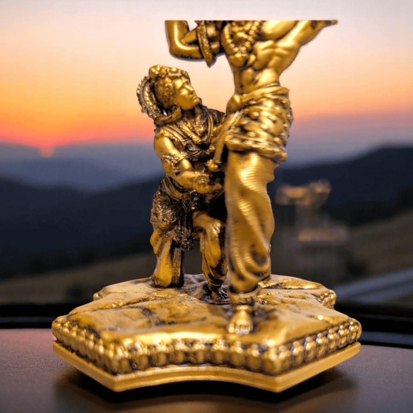 Krishna’s Divine Fury – When God Broke His Oath for His Devotee’s Vow - Car dashboard - Fabzie - Home Decor Elegance