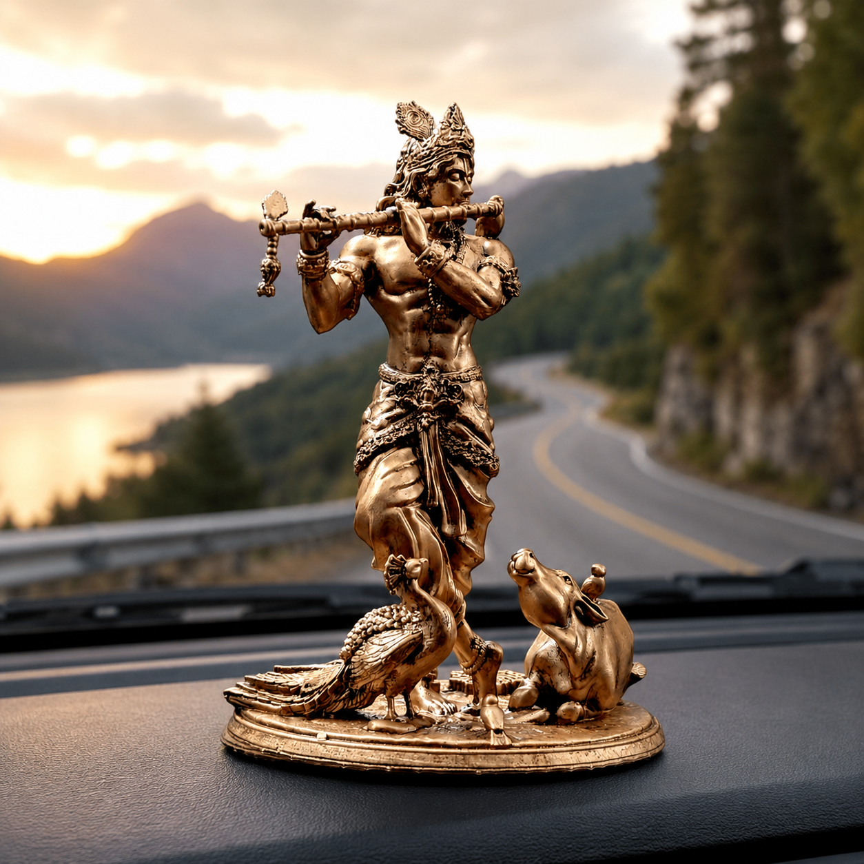 Krishna with flute - Car Dashboard - Fabzie - Home Decor Elegance