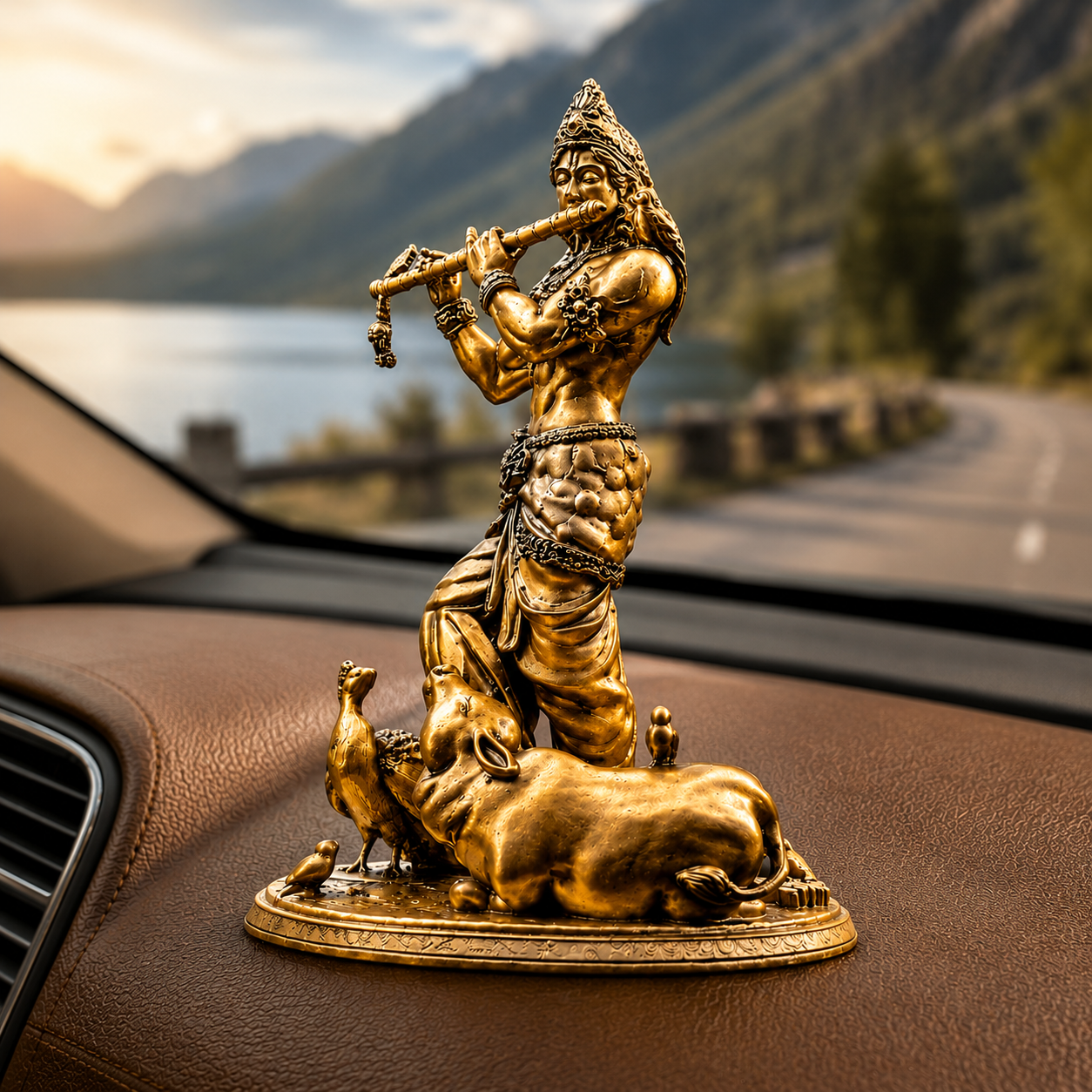 Krishna with flute - Car Dashboard - Fabzie - Home Decor Elegance