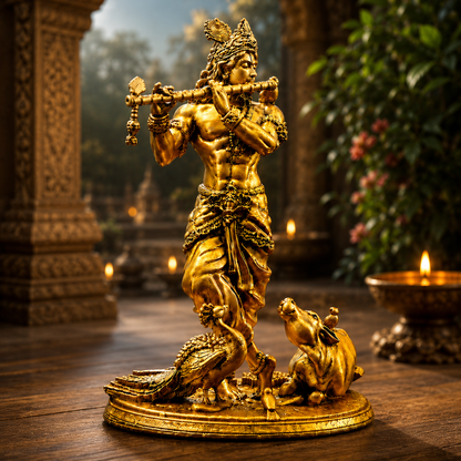 Krishna with flute - Car Dashboard - Fabzie - Home Decor Elegance