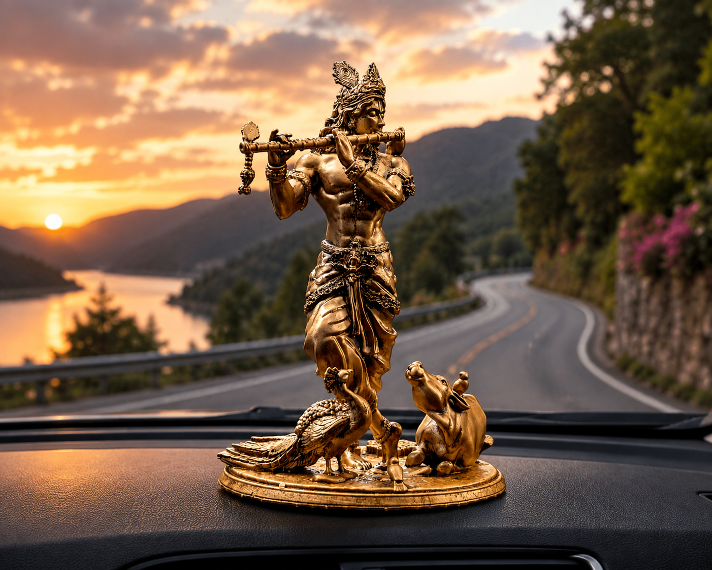 Krishna with flute - Car Dashboard - Fabzie - Home Decor Elegance
