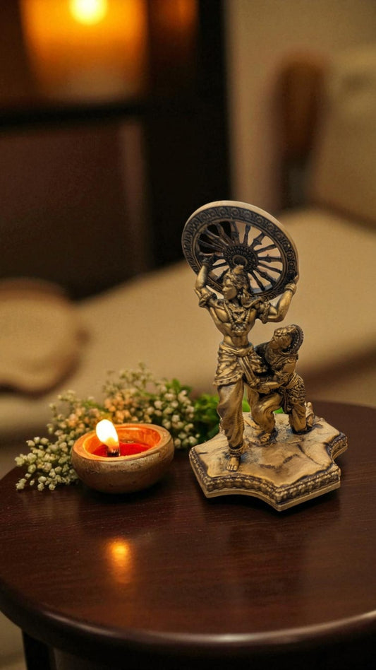 Krishna’s Divine Fury – When God Broke His Oath for His Devotee’s Vow - Fabzie - Home Decor Elegance
