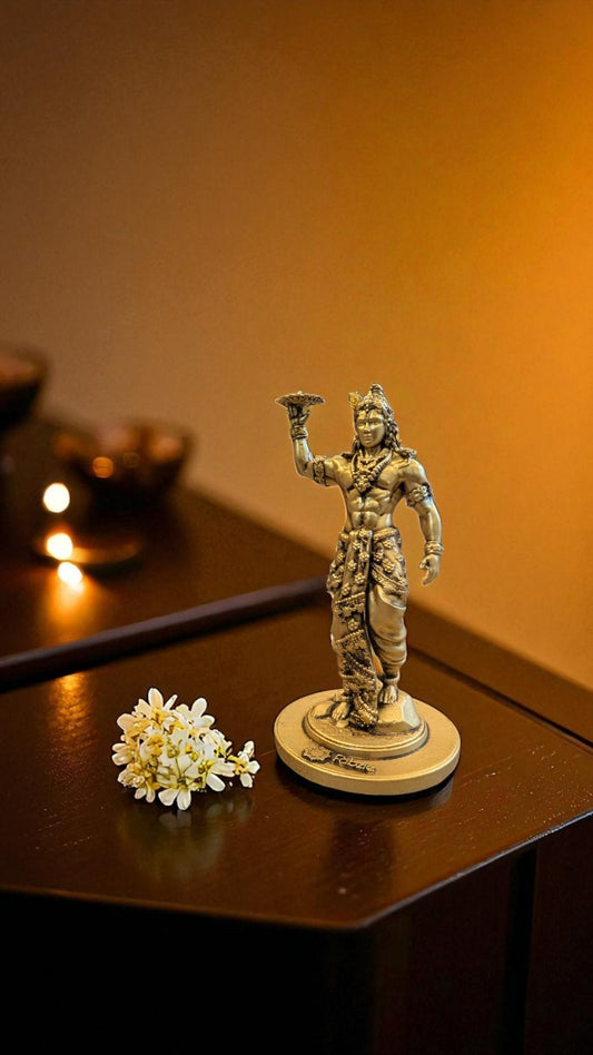 Krishna Ji with Sudarshan Chakra – Guardian of Dharma & Harmony - Fabzie - Home Decor Elegance