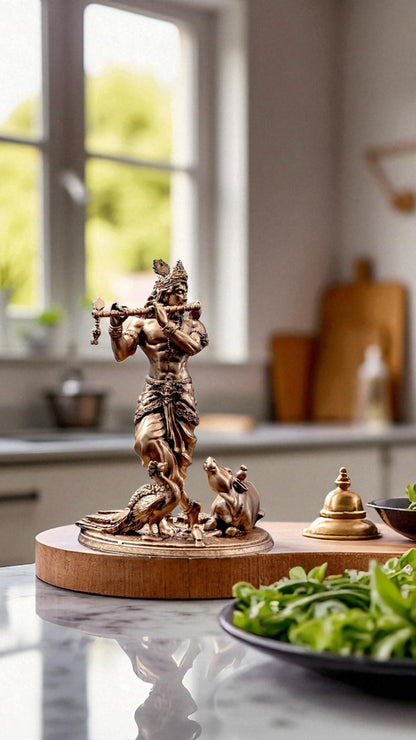Krishna with Flute – Melody of Love & Harmony - Fabzie - Home Decor Elegance