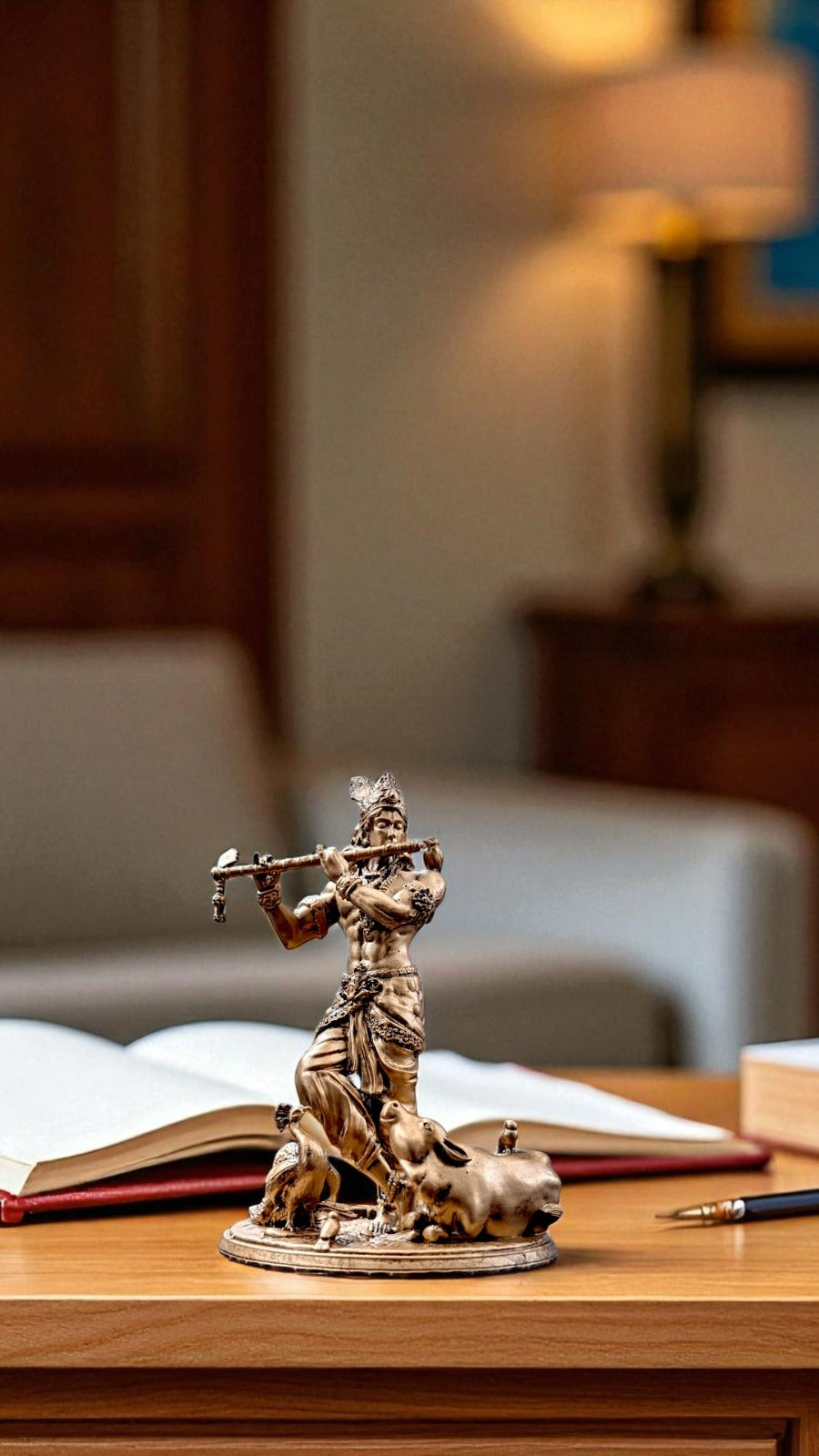 Krishna with Flute – Melody of Love & Harmony - Fabzie - Home Decor Elegance