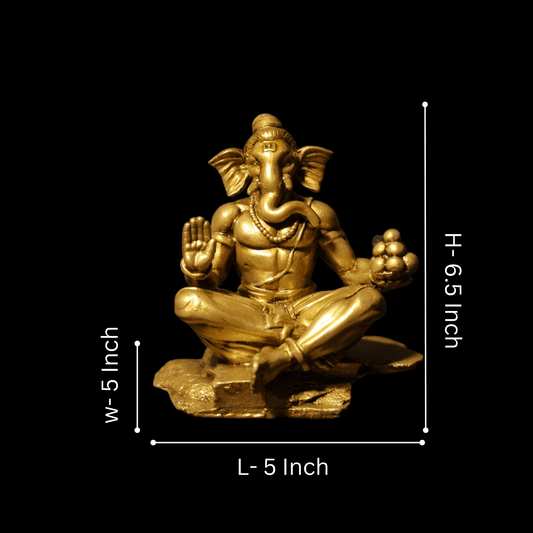 Ganesh Ji Murti Unique Design.