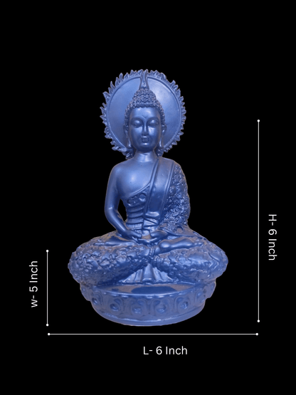 Meditative Buddha Statue with Crown Chakra: Beautiful Home Decor , Spa Decor - Fabzie - Home Decor Elegance