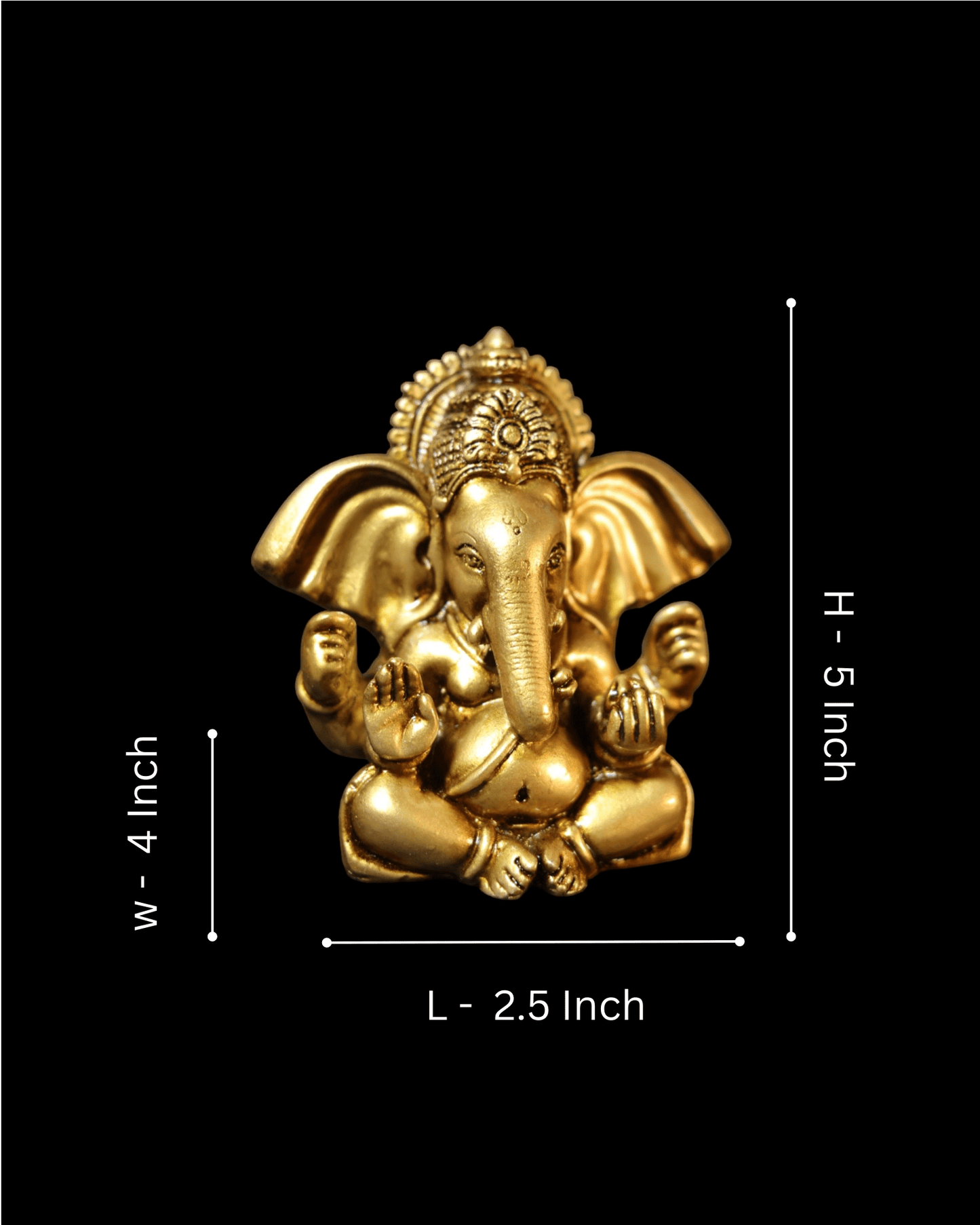 Ganesh ji  Murti Office Decor - Spiritual Hindu Decor.