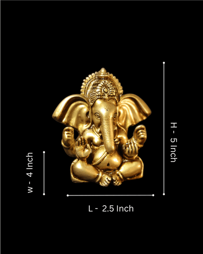 Ganesh ji  Murti Office Decor - Spiritual Hindu Decor.