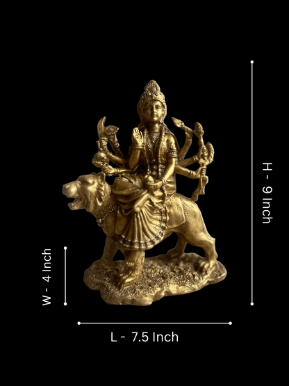 Sherawali Maa Murti: Hindu Divine Mother of Strength and Protection Murti.