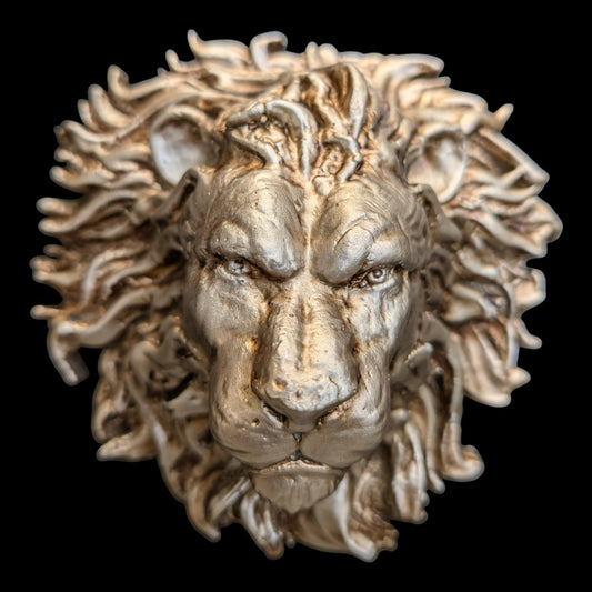 Majestic Lion Head Wall Decor for Office & Home.