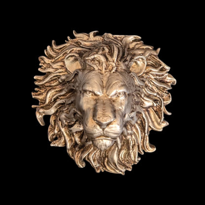 Majestic Lion Head Wall Decor for Office & Home.