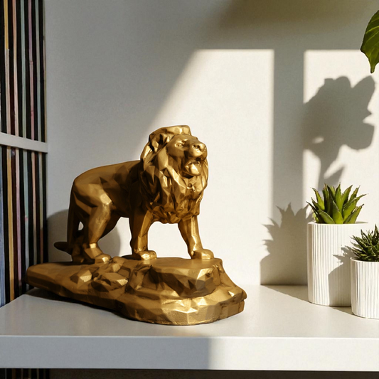 Lion On Rock - Majestic Wildlife Home Décor