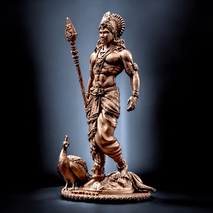 Lord Kartikey - Car Dashboard - Fabzie - Home Decor Elegance