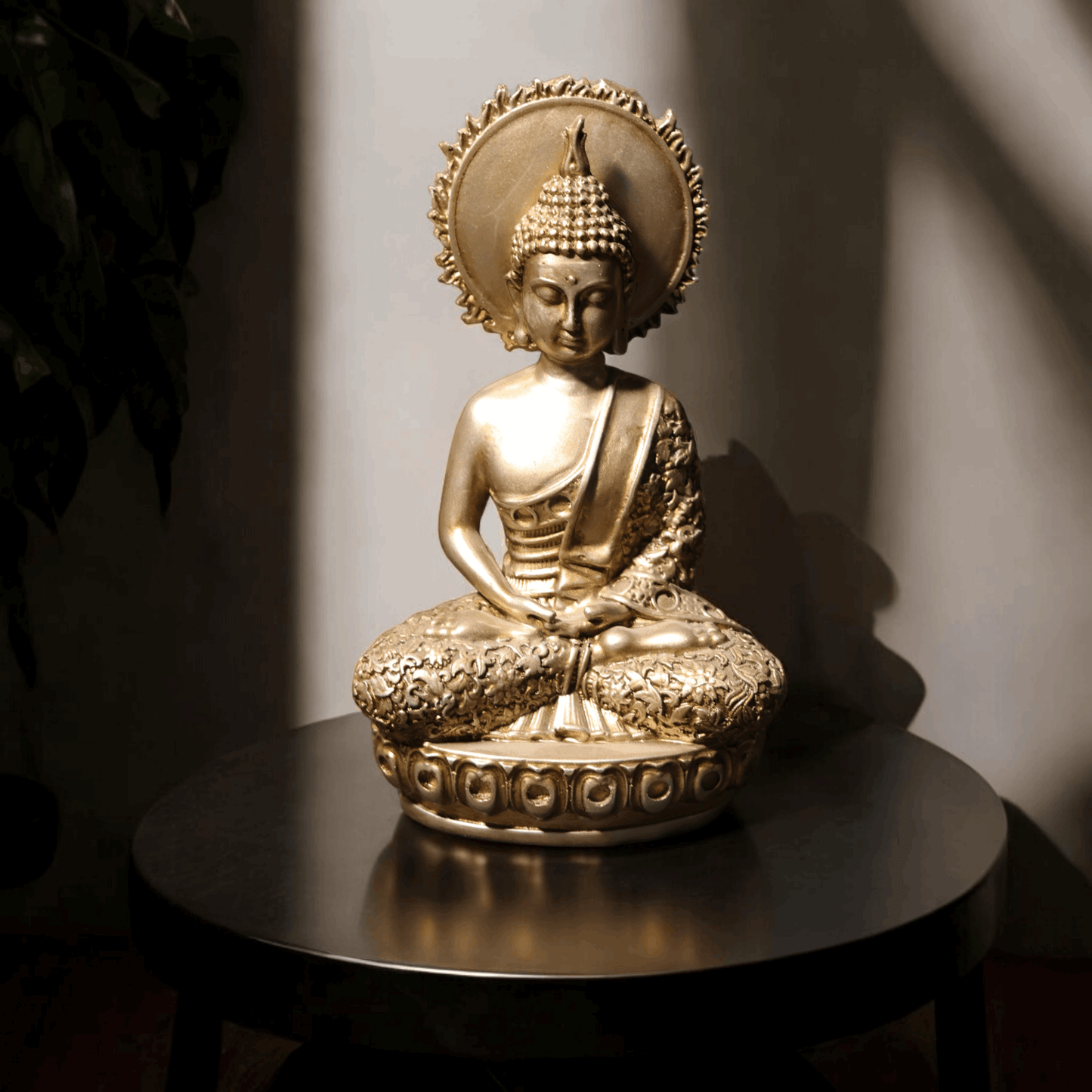 Meditative Buddha Statue with Crown Chakra: Beautiful Home Decor , Spa Decor - Fabzie - Home Decor Elegance