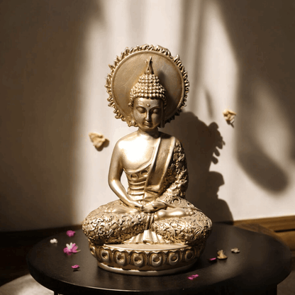 Meditative Buddha Statue with Crown Chakra: Beautiful Home Decor , Spa Decor - Fabzie - Home Decor Elegance