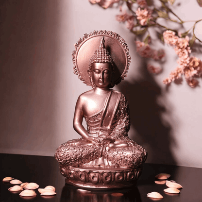 Meditative Buddha Statue with Crown Chakra: Beautiful Home Decor , Spa Decor - Fabzie - Home Decor Elegance