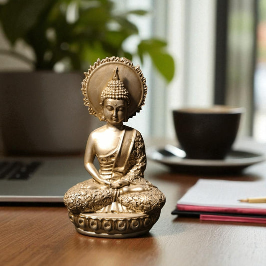 Meditative Buddha Statue – Crown Chakra Serenity for Home/Office Decor - Fabzie - Home Decor Elegance
