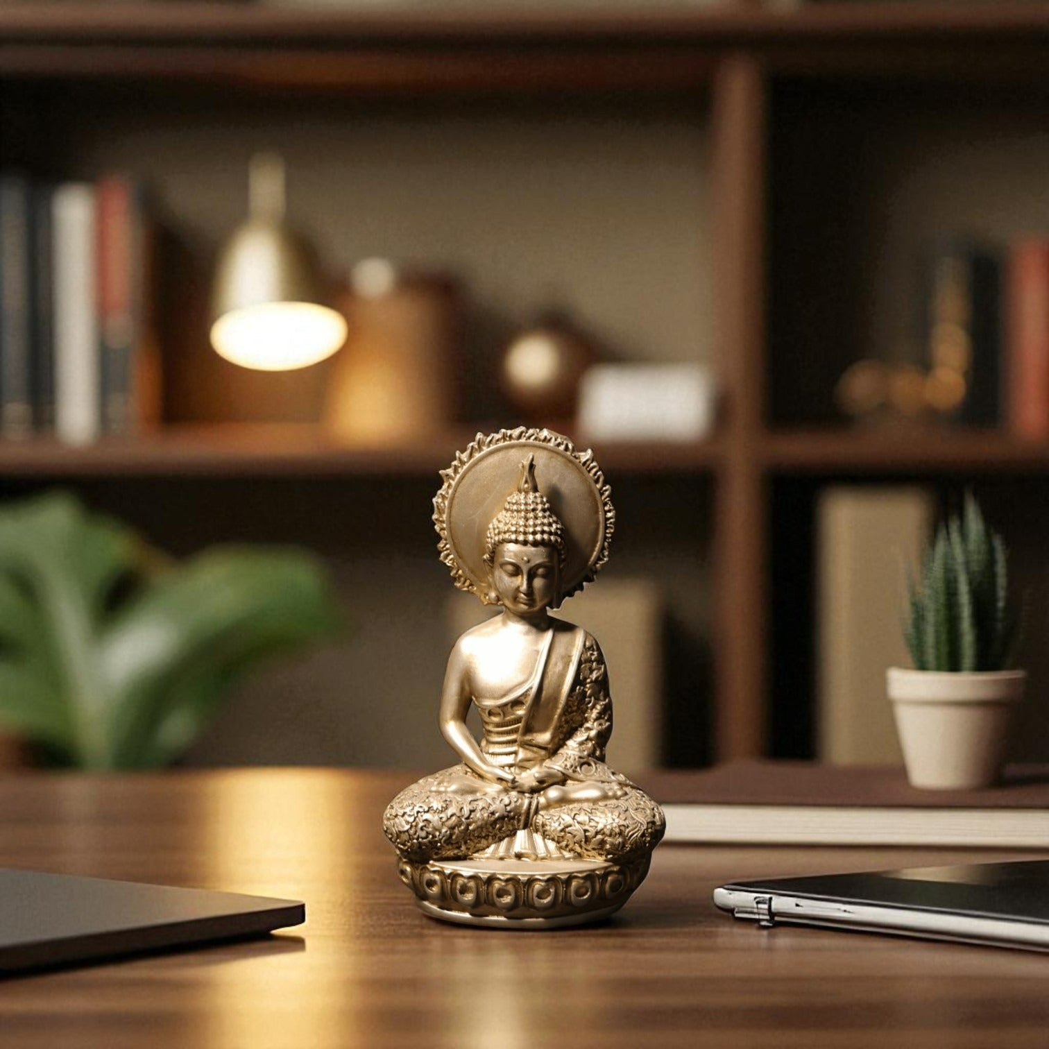Meditative Buddha Statue – Crown Chakra Serenity for Home/Office Decor - Fabzie - Home Decor Elegance