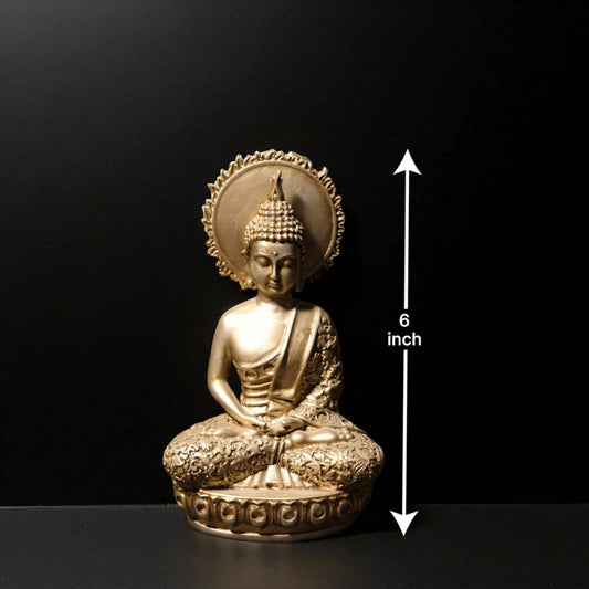 Meditative Buddha Statue – Crown Chakra Serenity for Home/Office Decor