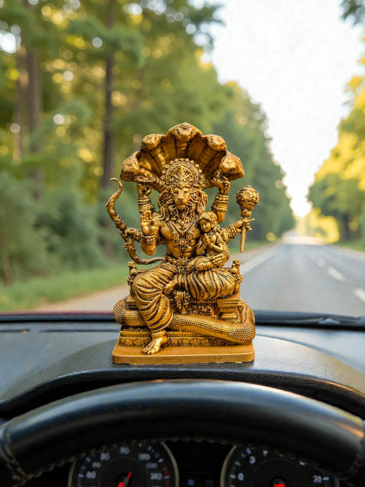 Lord Narasimha with Prahlad Idol/Murti| Divine Protection for Car Dashboard
