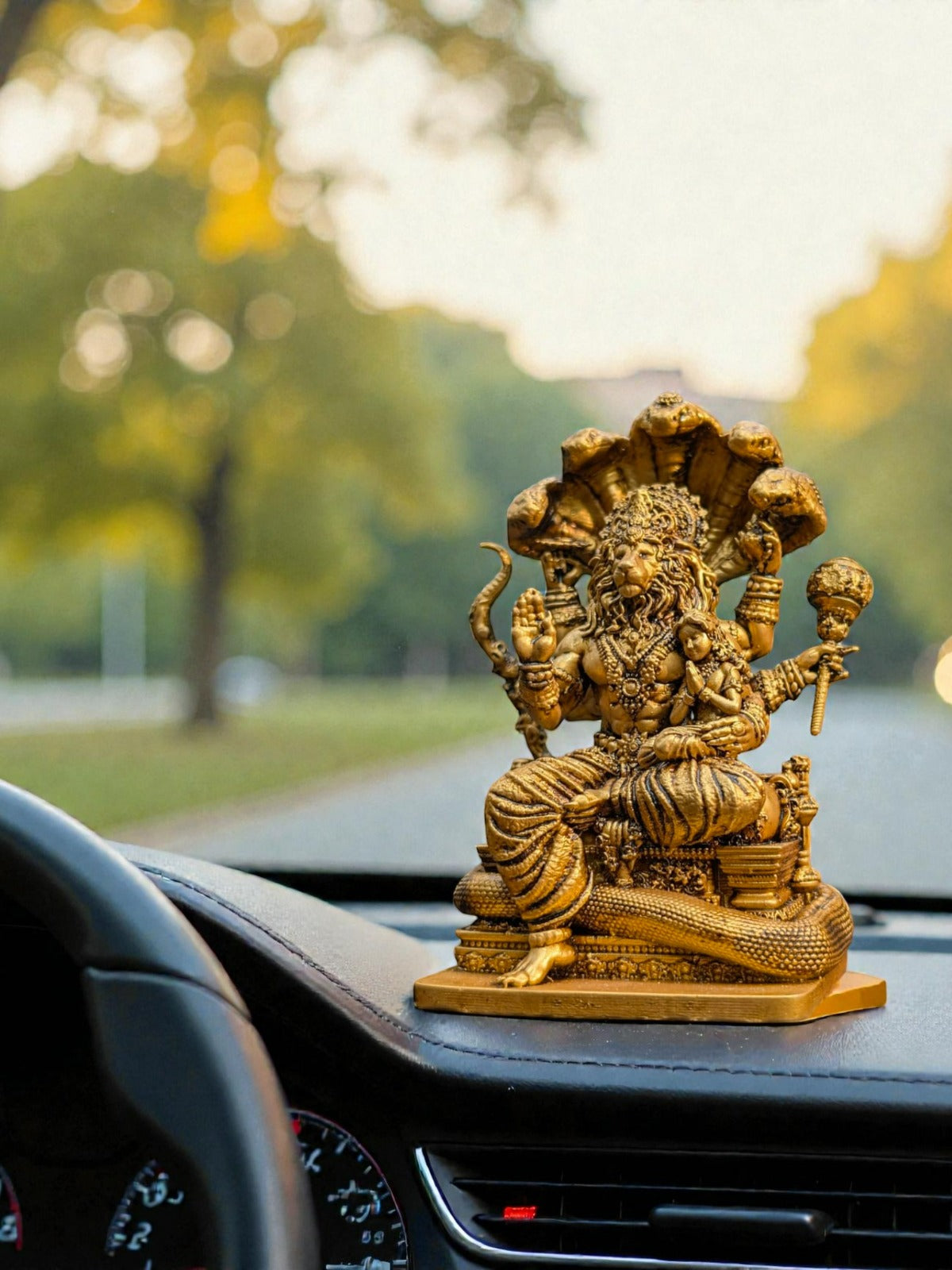 Lord Narasimha with Prahlad Idol/Murti| Divine Protection for Car Dashboard