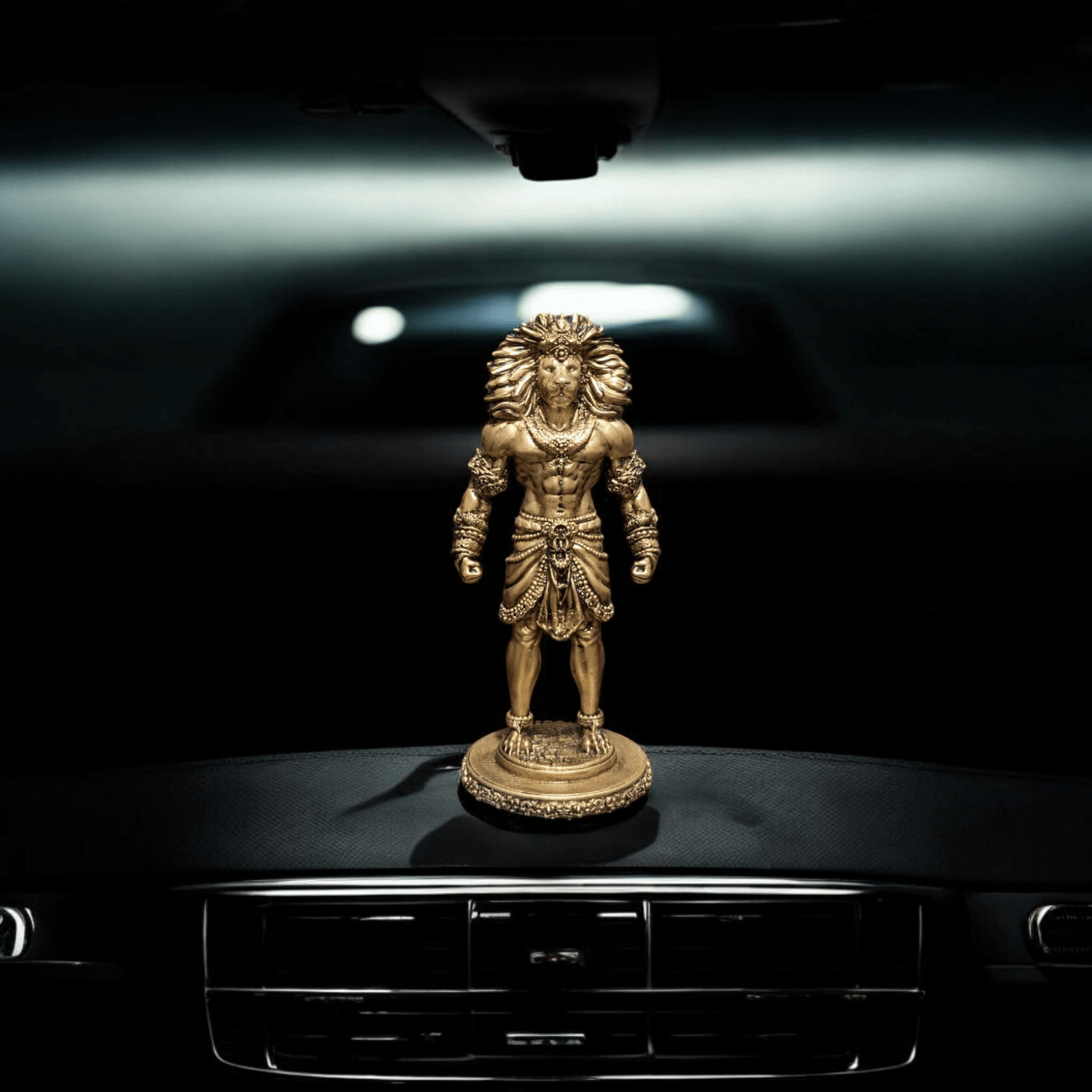 Narsingh Avatar – Power to Protect Every Journey (Premium Car dashboard) - Fabzie - Home Decor Elegance