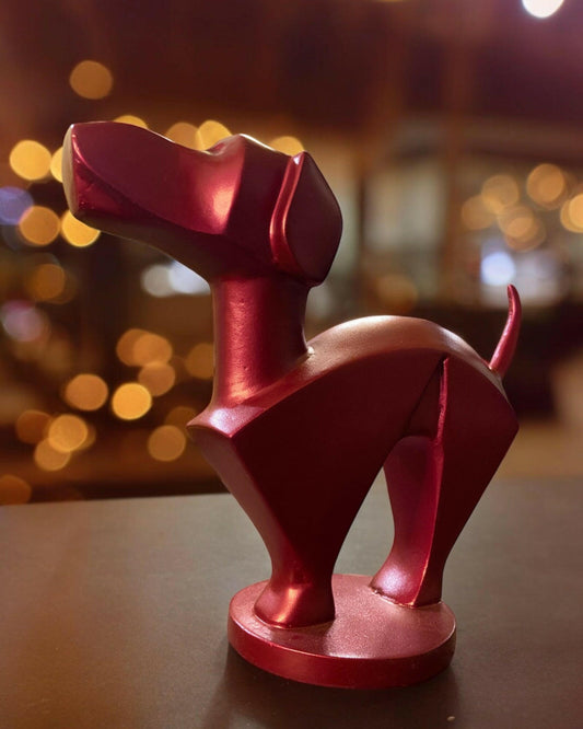 Obedient Dog Statue - Loyal Companion Decor for all dog lovers.