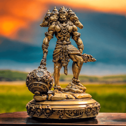 Panchmukhi Hanuman Ji – Guardian of Five Energies - Car dashboard - Fabzie - Home Decor Elegance