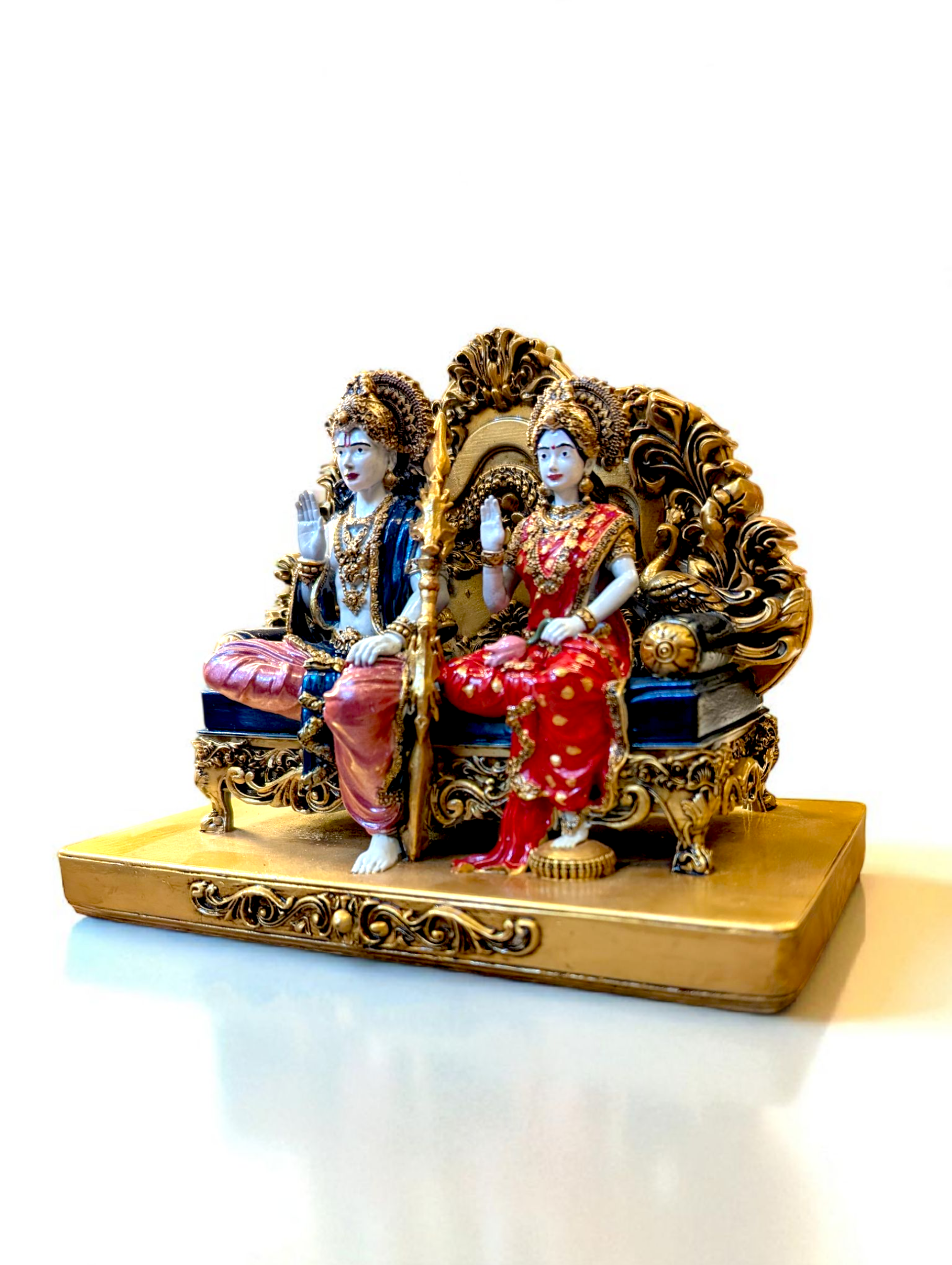 Shri Ram and Sita Mata Jodi  – Divine Darbar Murti for Home / Office Decor - Fabzie - Home Decor Elegance