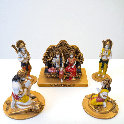 Ram Darbar Idol – Symbol of Dharma, Devotion & Unity (White colour) - Fabzie - Home Decor Elegance