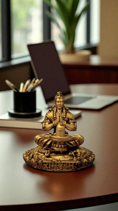 Shri Ram Worshipping Shivling – Sacred Moment of Reverence for Spiritual Spaces - Fabzie - Home Decor Elegance