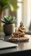 Shri Ram Worshipping Shivling – Sacred Moment of Reverence for Spiritual Spaces - Fabzie - Home Decor Elegance